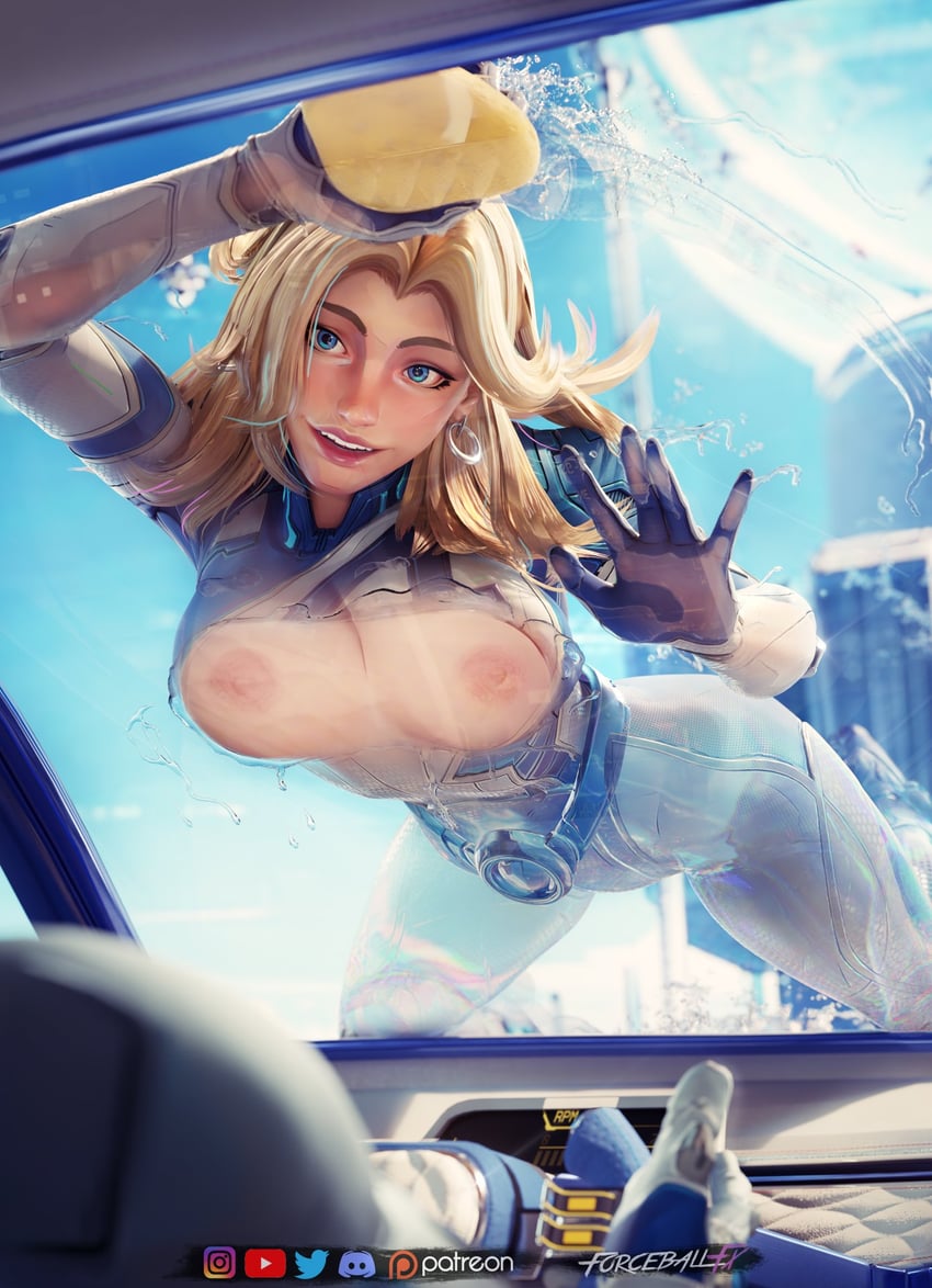 sue storm and reed richards (marvel and 2 more) drawn by forceball_fx