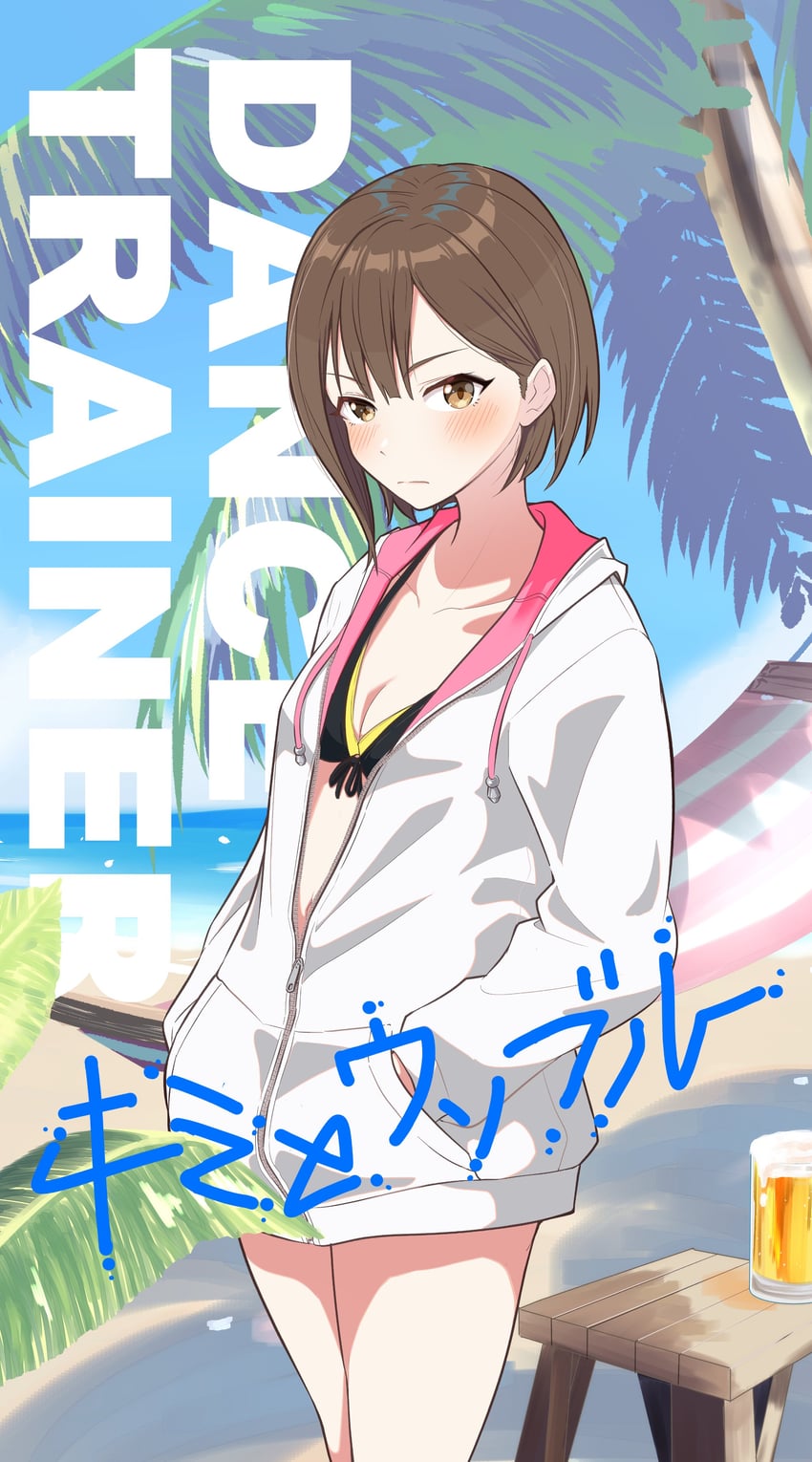 dance trainer (idolmaster and 1 more) drawn by wakkigen