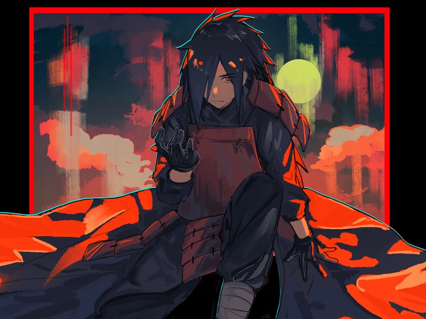uchiha madara (naruto and 1 more) drawn by ylan_tu