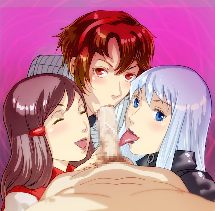 nemissa, rei reiho, and tono hitomi (devil summoner and 1 more) drawn by alpaca_rider