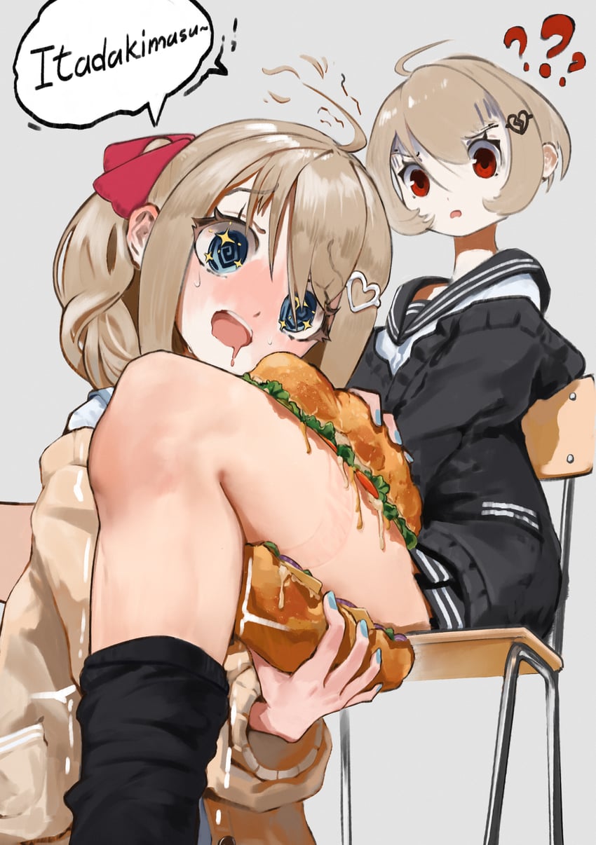 neuro-sama and evil neuro-sama (vedal ai) drawn by sadecsss