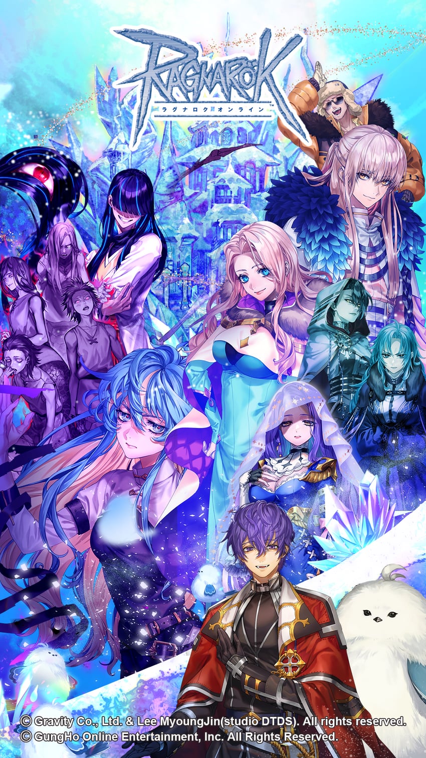 cardinal, simulation juncea, lazy, iwin, lehar zeta, and 6 more (ragnarok online) drawn by nikai_(game_artist)
