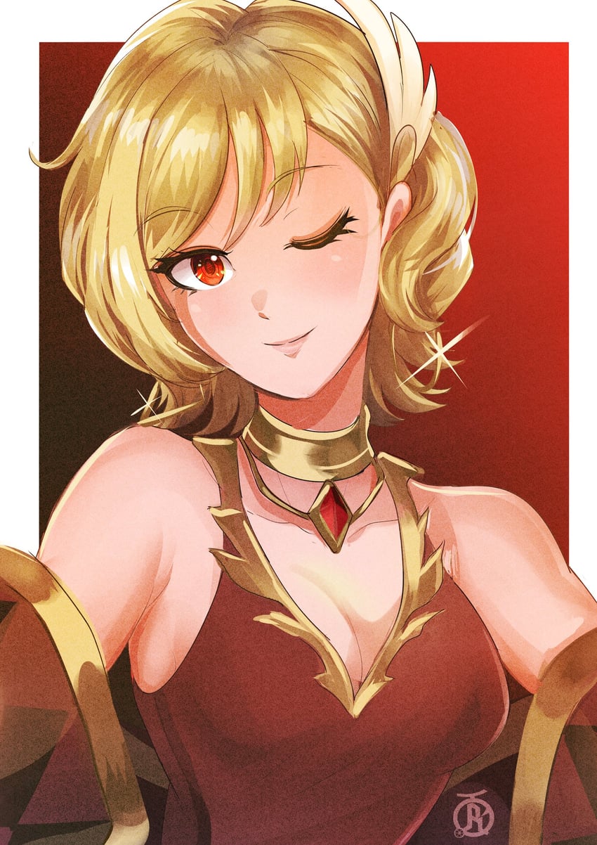 citrinne (fire emblem and 1 more) drawn by revolverwing