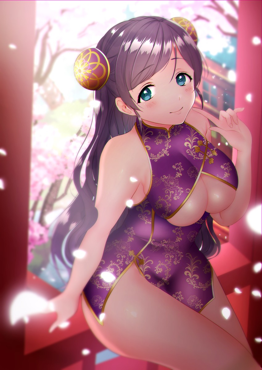 tojo nozomi (love live! and 1 more) drawn by kazepana