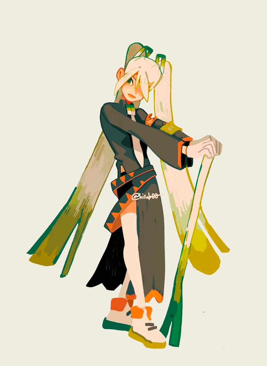 hatsune miku and fighting miku (pokemon and 2 more) drawn by kenz_(hisak00)
