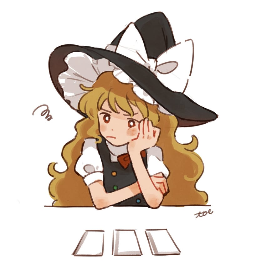 kirisame marisa (touhou and 1 more) drawn by toe_miyama