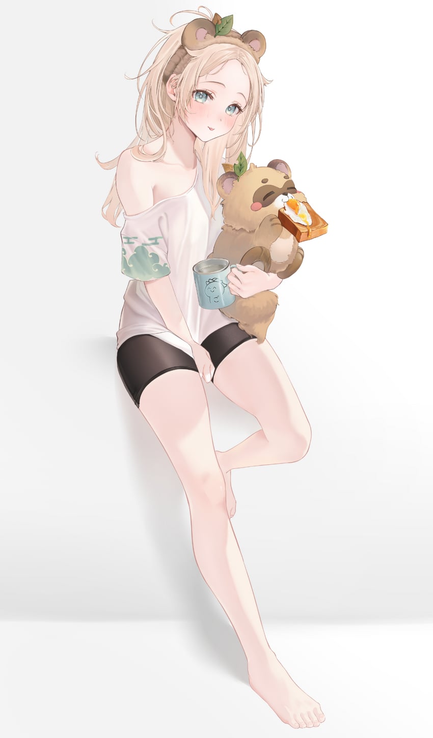 kazama iroha and pokobee (hololive) drawn by nekoi_(nekoi_0116)