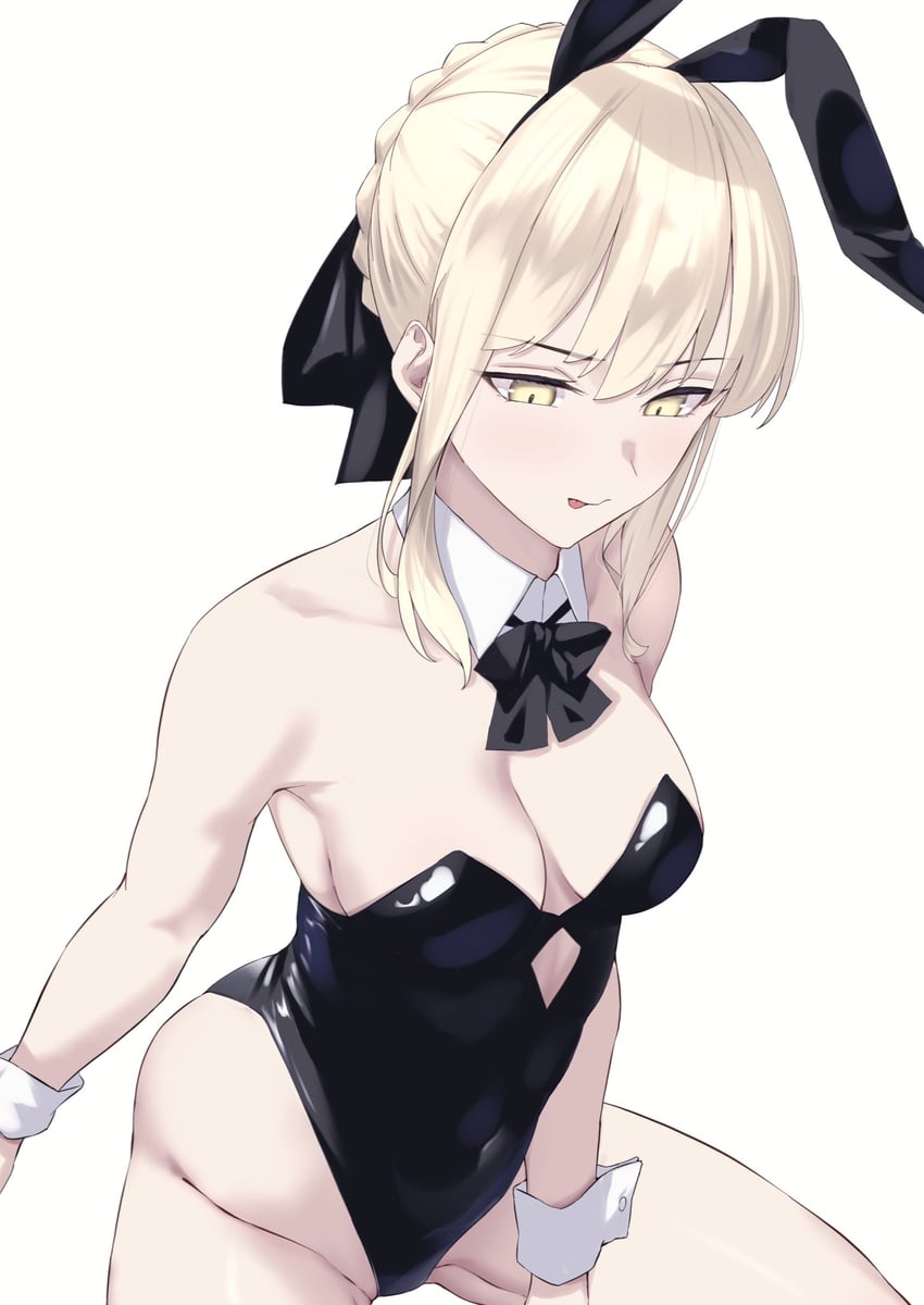 artoria pendragon and saber alter (fate and 1 more) drawn by okuma707