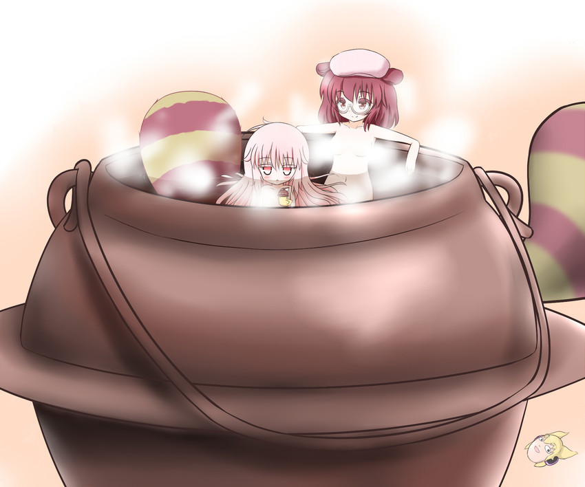 mystia lorelei, hata no kokoro, and futatsuiwa mamizou (touhou) drawn by mofu_mofu