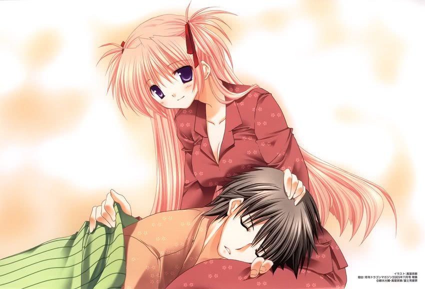 tsukimura mayu and ninomiya shungo (goshuushou-sama ninomiya-kun) drawn by takanae_kyourin