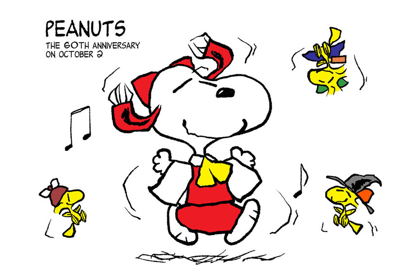 hakurei reimu, kirisame marisa, reiuji utsuho, mystia lorelei, snoopy, and 1 more (touhou and 1 more) drawn by chamupei