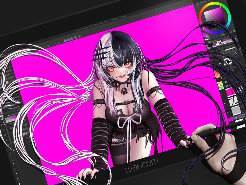 shiori novella (hololive and 1 more) drawn by soju_ice