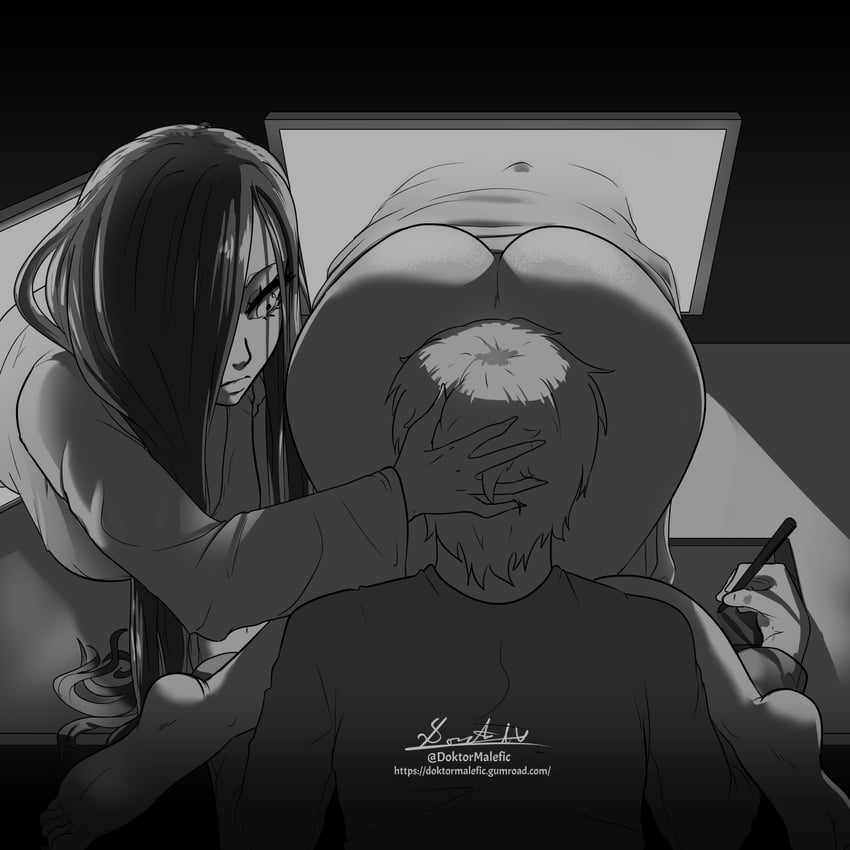 yamamura sadako (original and 1 more) drawn by doktor_malefic