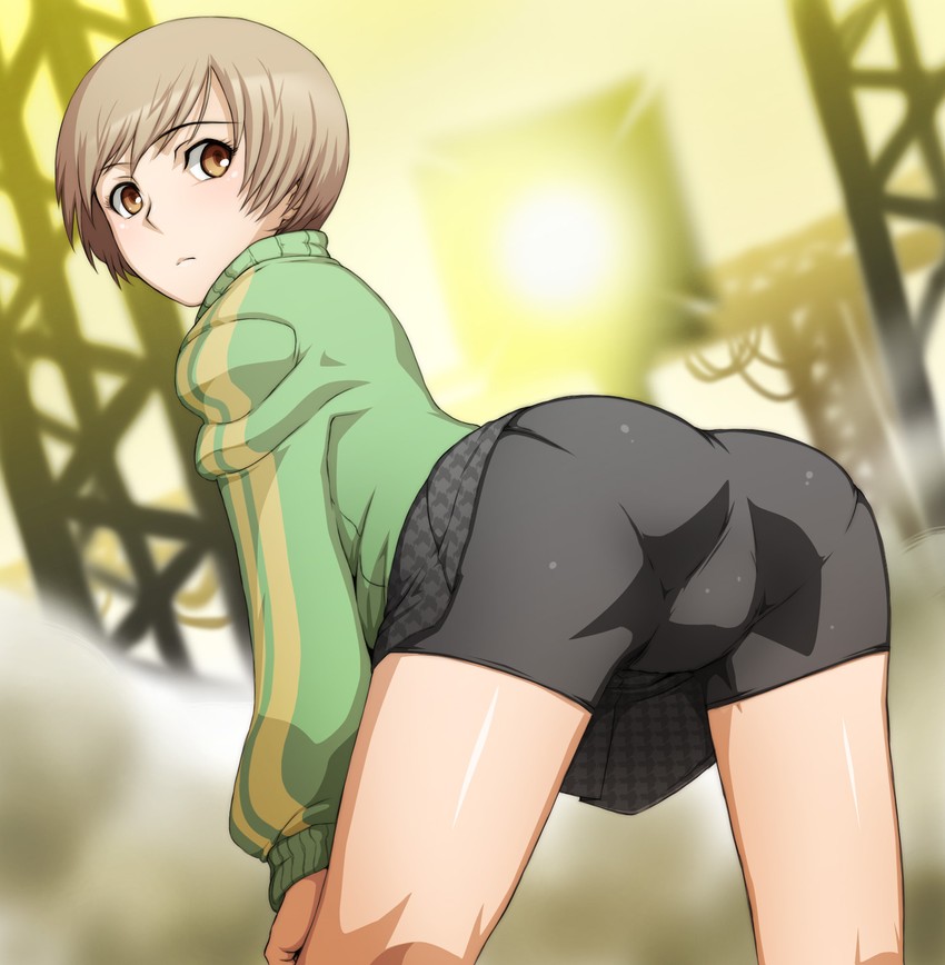 satonaka chie (persona and 1 more) drawn by tabigarasu