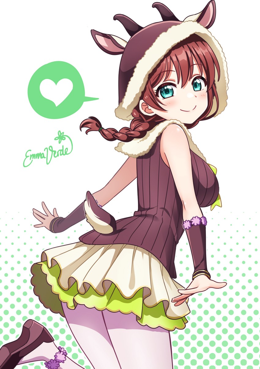 emma verde (love live! and 2 more) drawn by deadnooodles