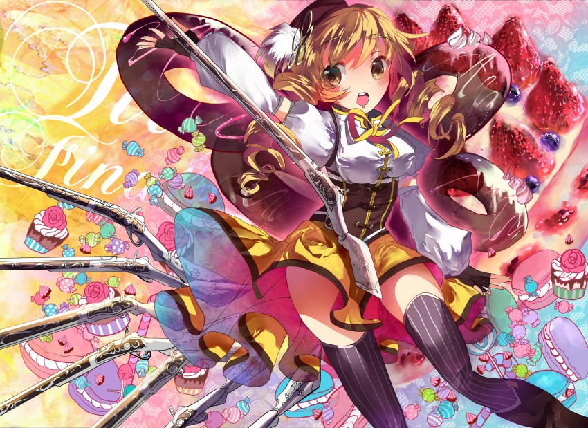 tomoe mami (mahou shoujo madoka magica) drawn by hoshika_ranoe