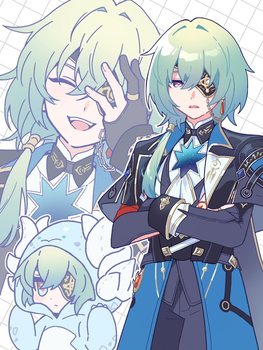 anaxa (honkai and 1 more) drawn by k1_meok