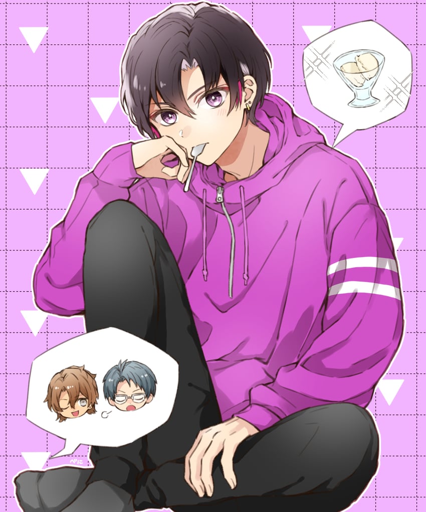 togo fuga, takao daiki, and nijo eishiro (uniteup!) drawn by bnilst