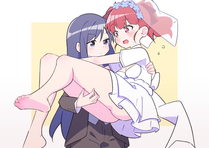 ushiku kana and arima hizume (anima yell!) drawn by aly_(eshikidori)