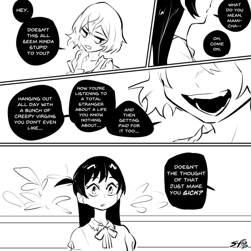 mizuhara chizuru and nanami mami (kanojo okarishimasu) drawn by sytokun