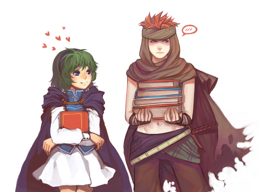 nino and jaffar (fire emblem and 1 more) drawn by ippus