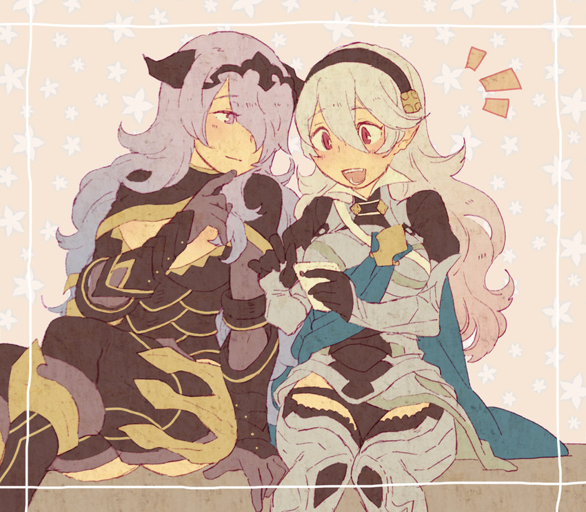female corrin and camilla (fire emblem and 1 more) drawn by aisutabetao