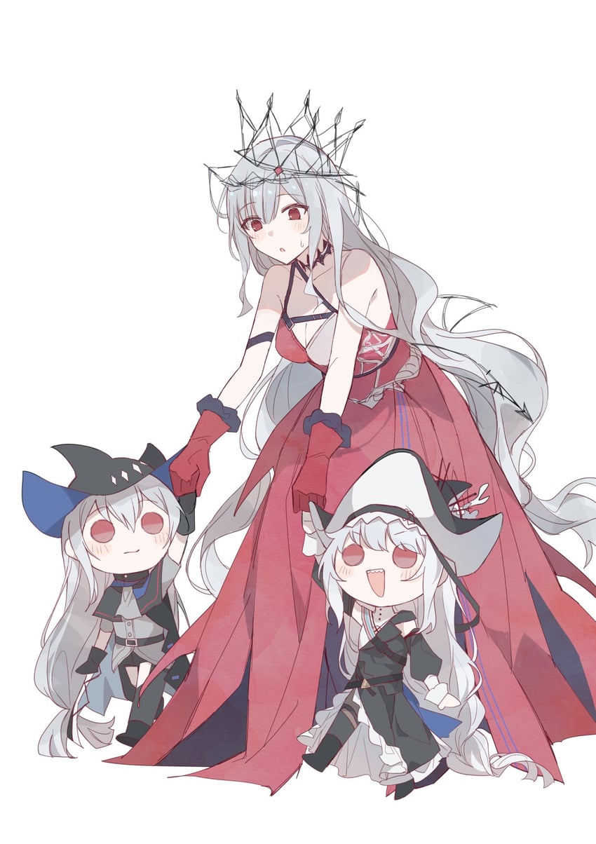 skadi, specter, skadi the corrupting heart, and specter the unchained (arknights) drawn by sae1293