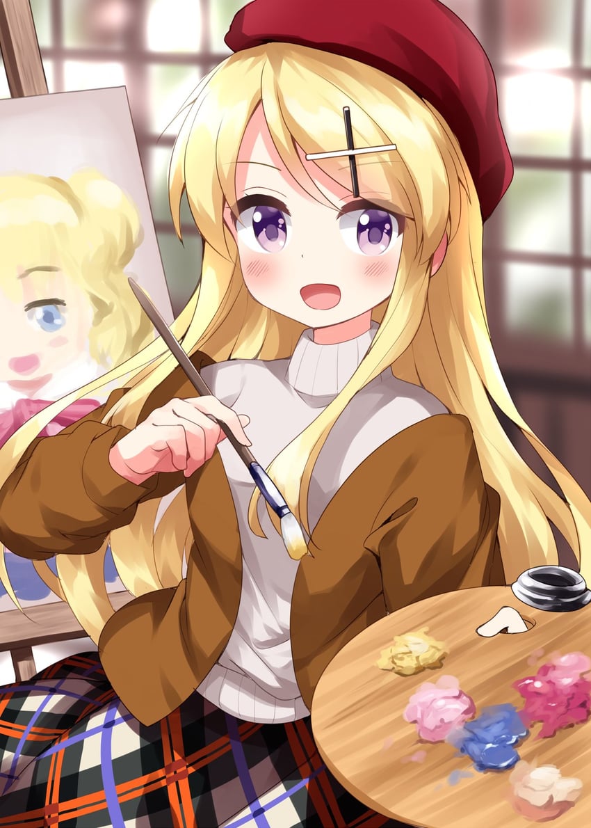 kujou karen and alice cartelet (kin-iro mosaic) drawn by ruu_(tksymkw)
