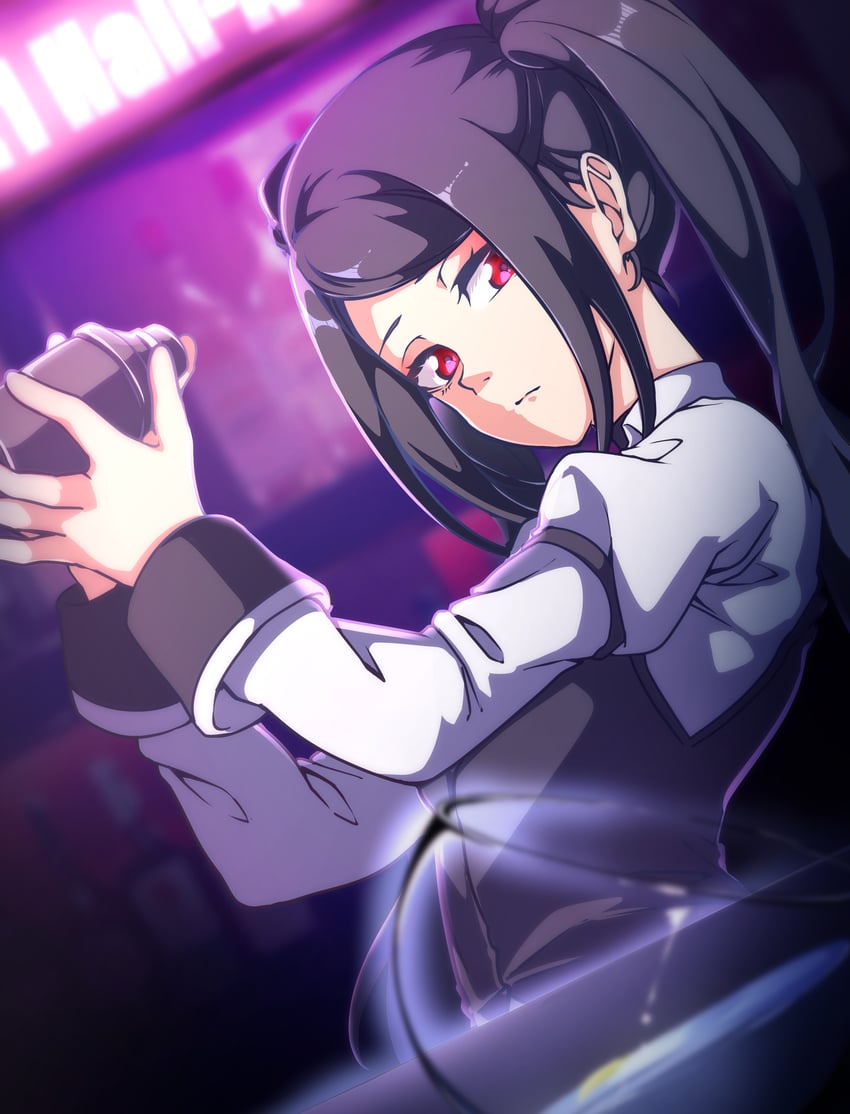 jill stingray (va-11 hall-a) drawn by gokuu_(acoloredpencil)
