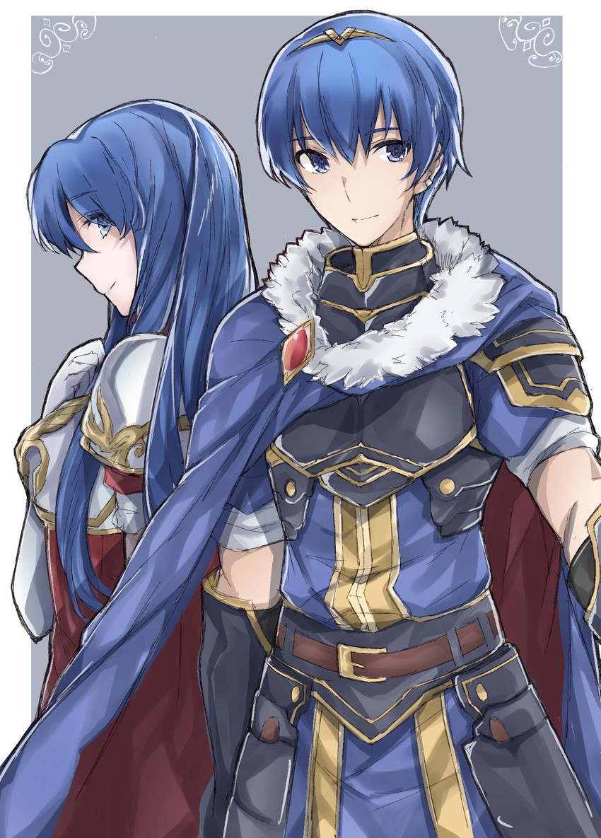 marth and caeda (fire emblem and 2 more) drawn by aiueo1234853