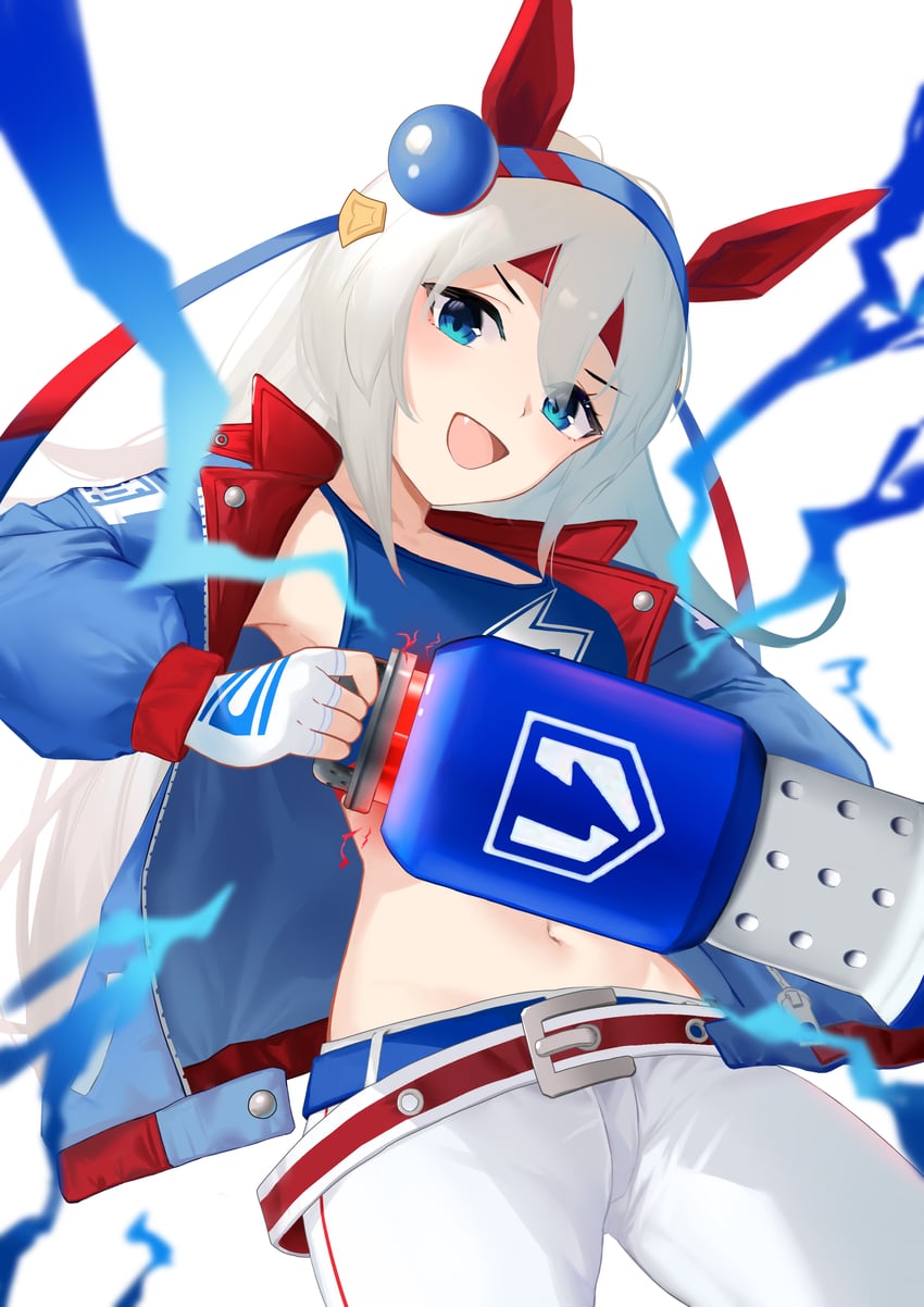 tamamo cross (umamusume and 1 more) drawn by xiaobei