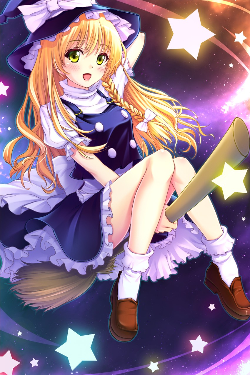 kirisame marisa (touhou) drawn by aosuke_(ayakawa_akito)
