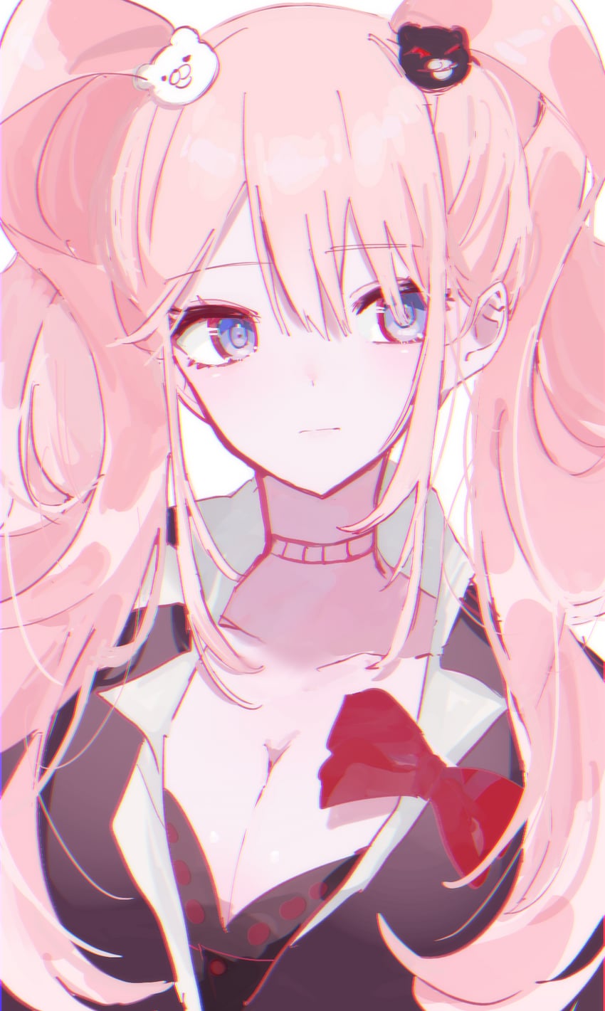 enoshima junko (danganronpa and 1 more) drawn by bihuloa