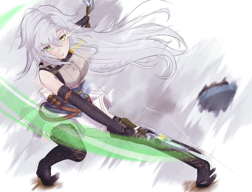 fie claussell (eiyuu densetsu and 2 more) drawn by witch_f