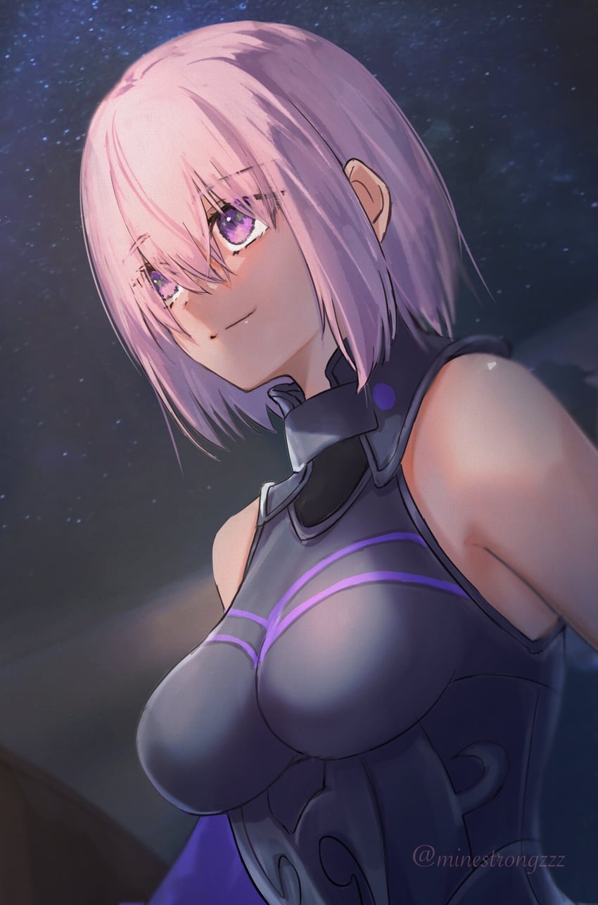 mash kyrielight (fate and 1 more) drawn by minestrongzzz
