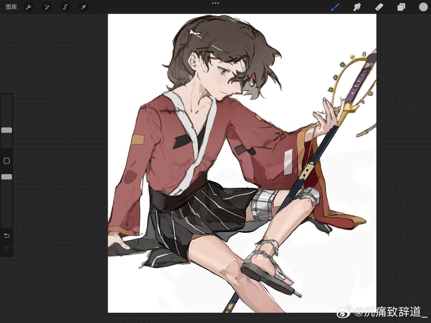 ametsukana yago (len'en) drawn by corallo
