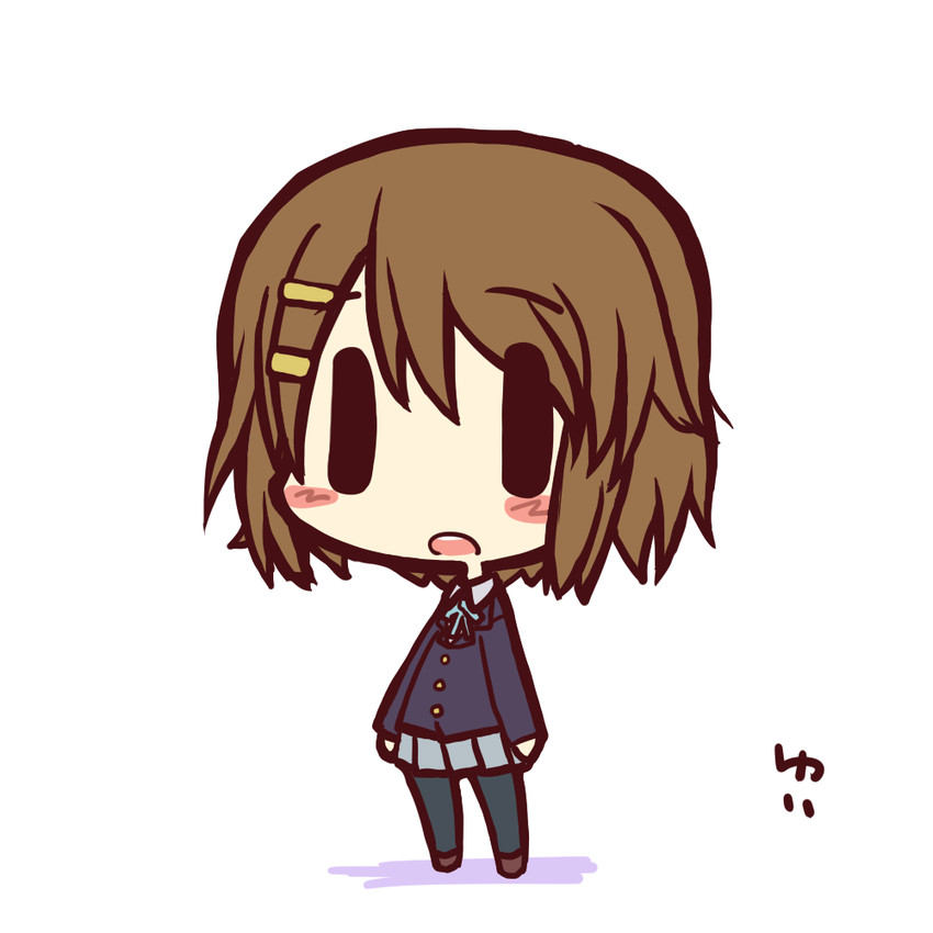 hirasawa yui (k-on!) drawn by ikkyuu