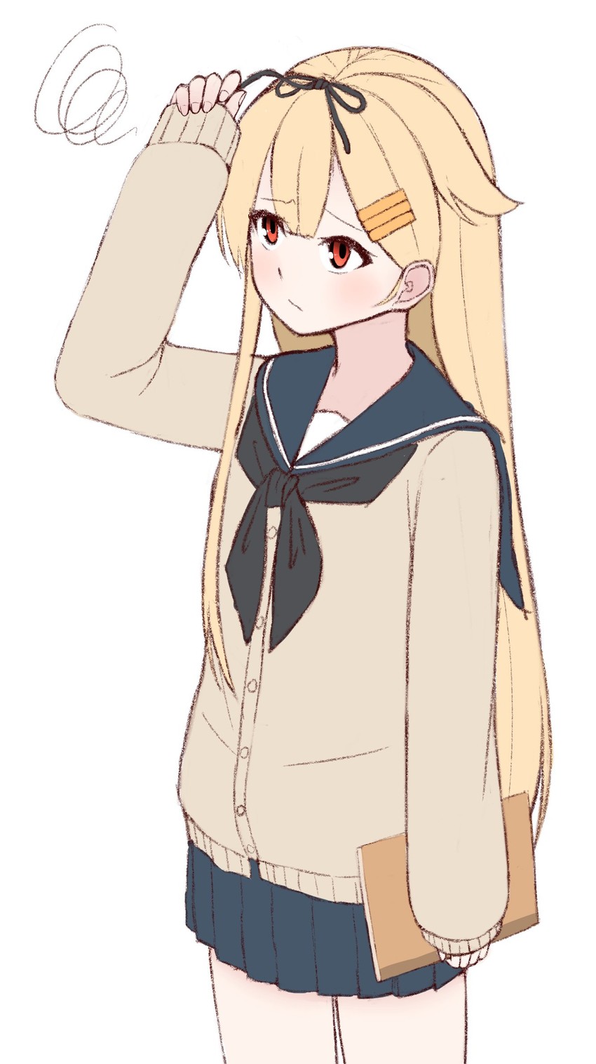 yuudachi and yuudachi kai ni (kantai collection) drawn by tiemu_(man190)