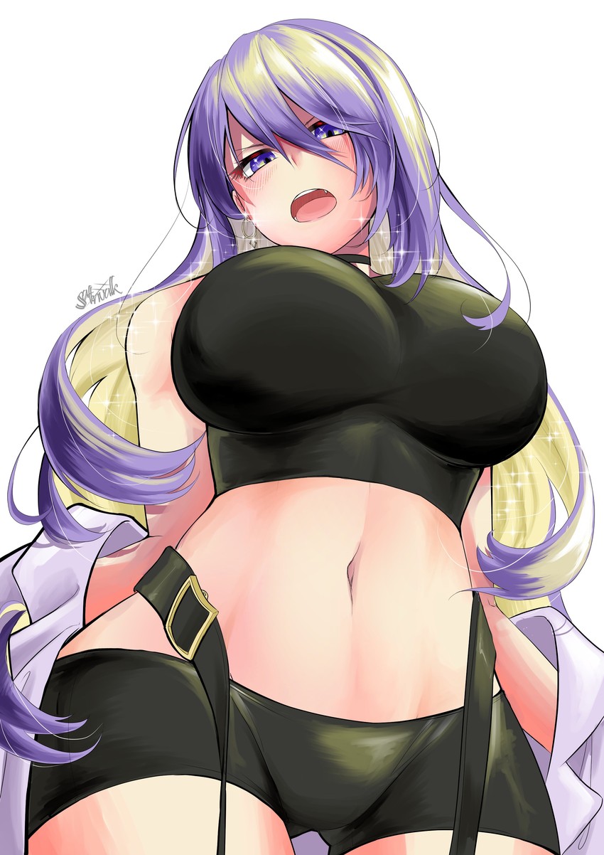 moona hoshinova (hololive and 1 more) drawn by saltnvalk