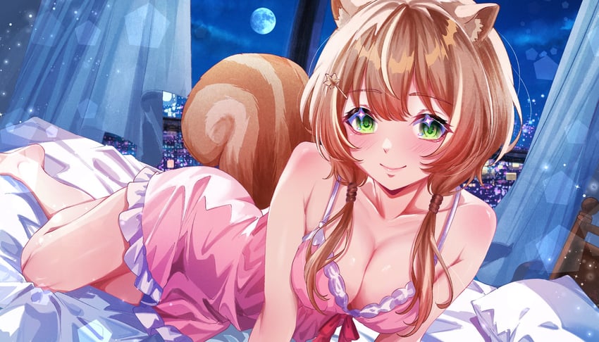 ayunda risu (hololive and 1 more) drawn by will_kyuu09