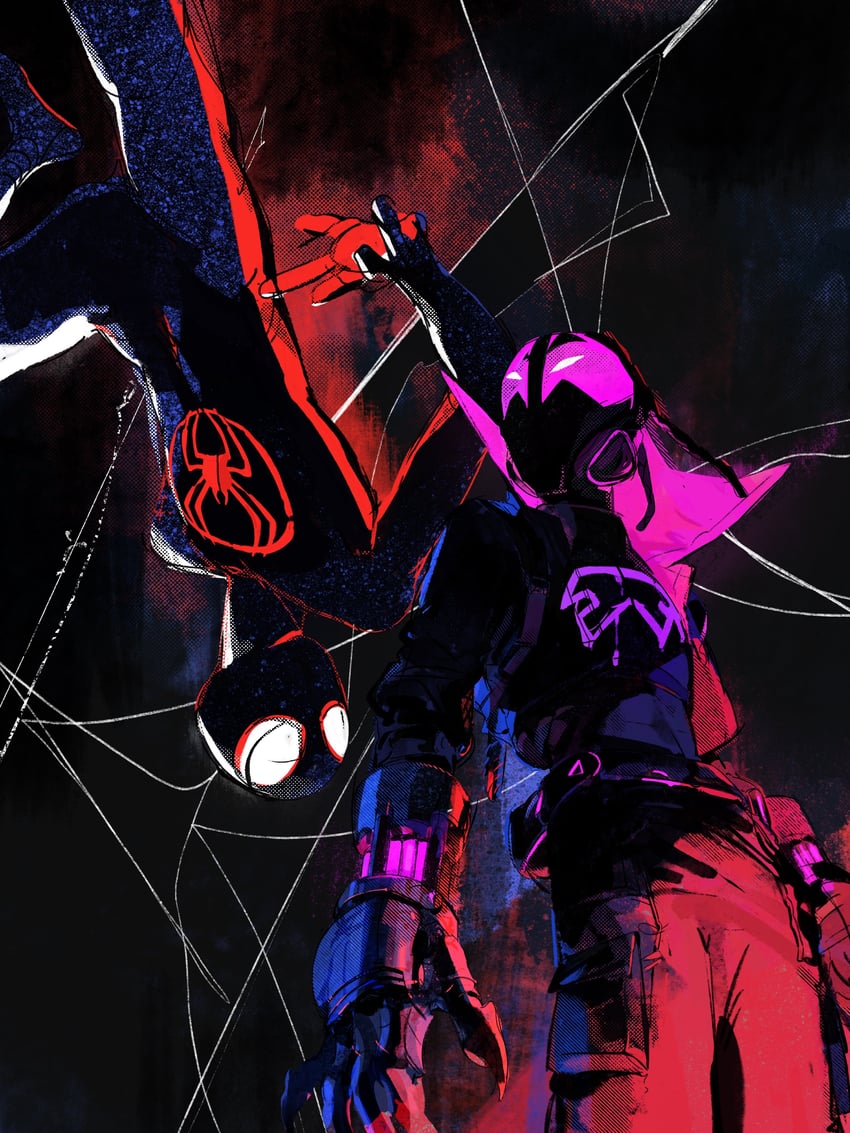 miles morales, spider-man, miles g. morales, and prowler (marvel and 3 more) drawn by enduri