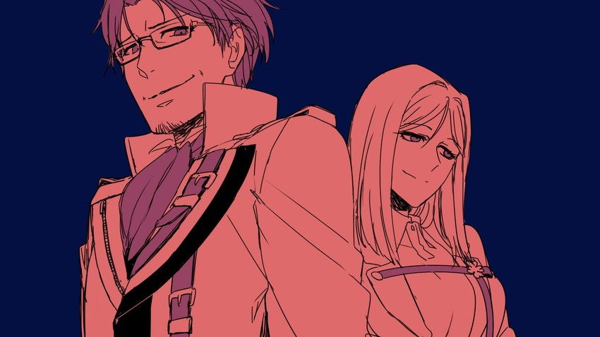 vier dreissig and mitake toujirou (ciconia no naku koro ni) drawn by hiwomus