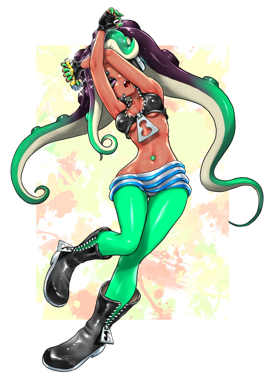 marina (splatoon and 1 more) drawn by koharu2.5