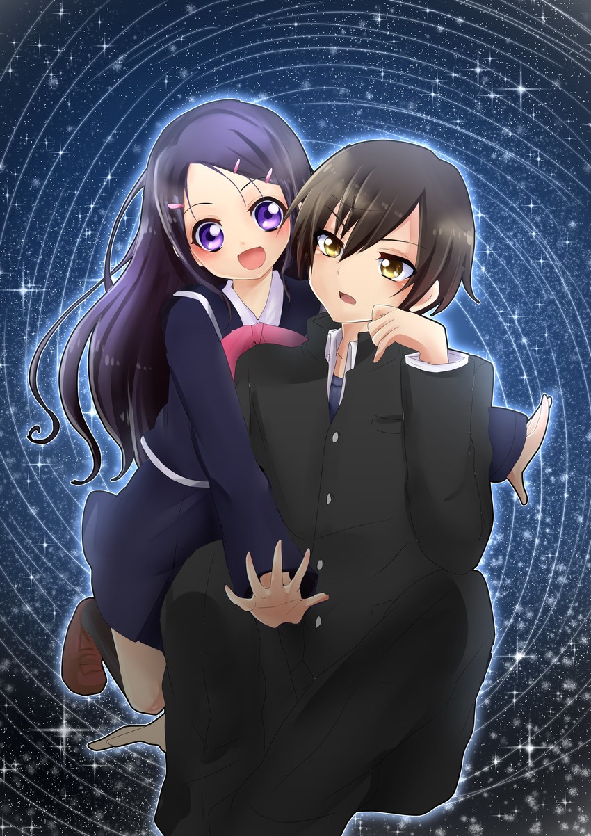 otosaka yuu and otosaka ayumi (charlotte) drawn by yuki_isuke