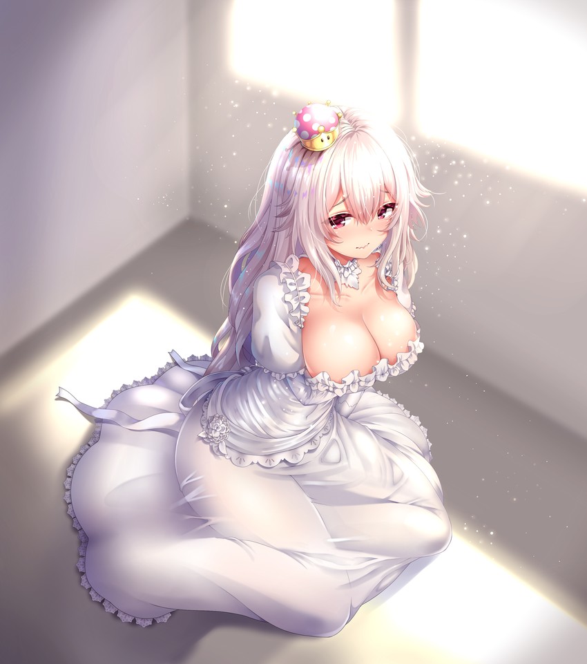 princess king boo (mario and 2 more) drawn by momoriko