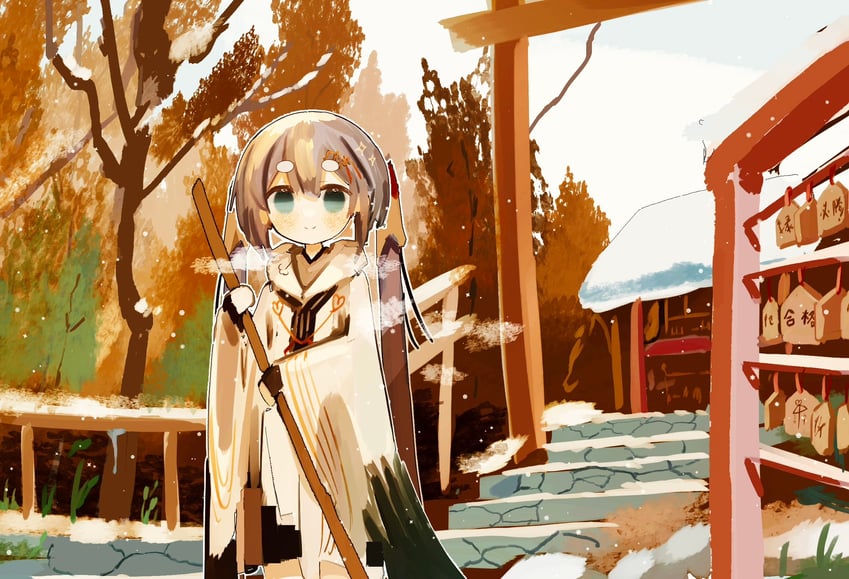 hatsune miku and yuki miku (vocaloid) drawn by syare_0603