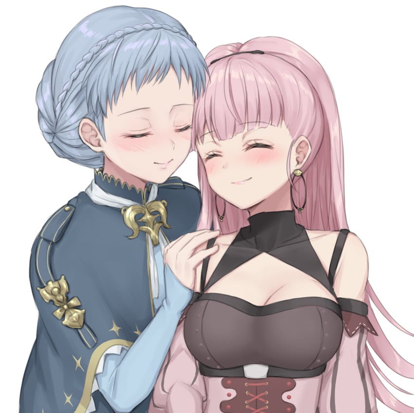 hilda valentine goneril and marianne von edmund (fire emblem and 1 more) drawn by haniwa_(8241427)