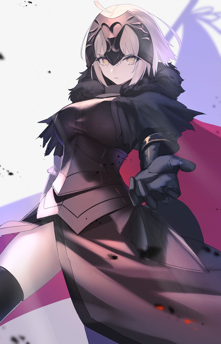 jeanne d'arc alter (fate and 1 more) drawn by nishibi_mitsuba