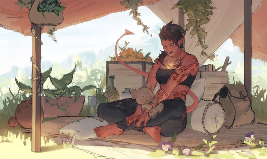 karlach (dungeons & dragons and 2 more) drawn by geranbb