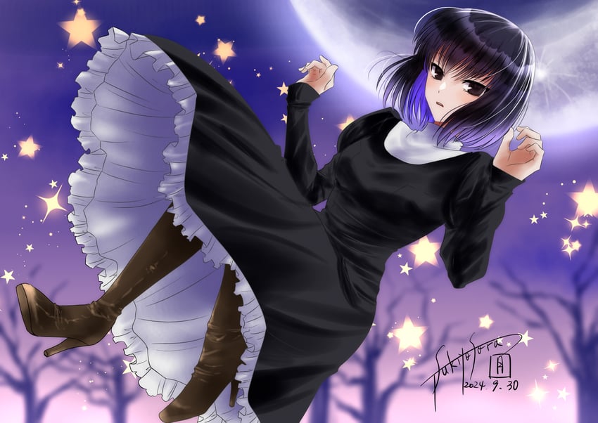 kuonji alice (mahou tsukai no yoru) drawn by sorano_tsukiyo